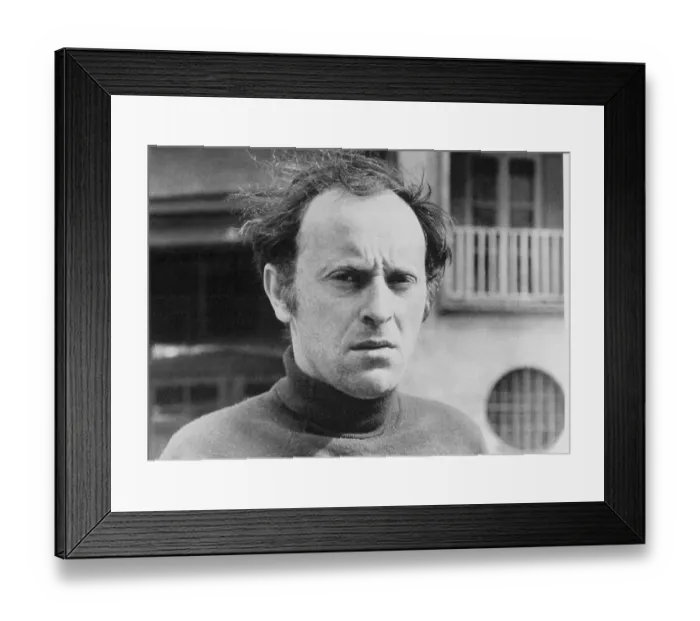 Framed Print : Soviet Poet Joseph Brodsky In Exile