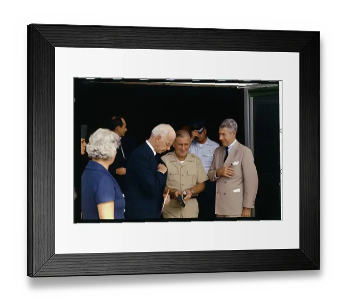 Framed Print : General Creighton Abrams with Ellsworth Bunker Framed Print : General Creighton Abrams with Ellsworth Bunker