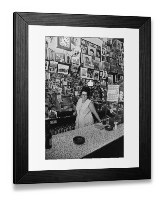Framed Print : Tootsie Bess Proprietor Of Bar Framed Print : Tootsie Bess Proprietor Of Bar