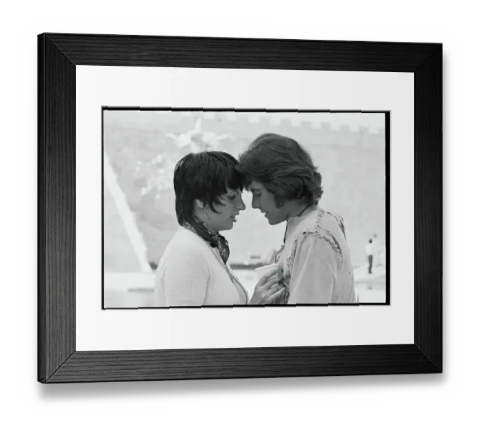 Framed Print : Liza Minnelli and Desi Arnaz Jr
