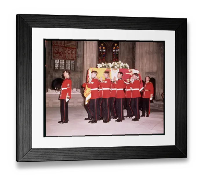 Framed Print : Guards Carry Casket of Edward VIII Framed Print : Guards Carry Casket of Edward VIII