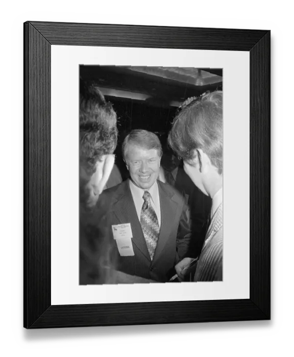 Framed Print : Jimmy Carter is Shown at Governor Conference Framed Print : Jimmy Carter is Shown at Governor Conference
