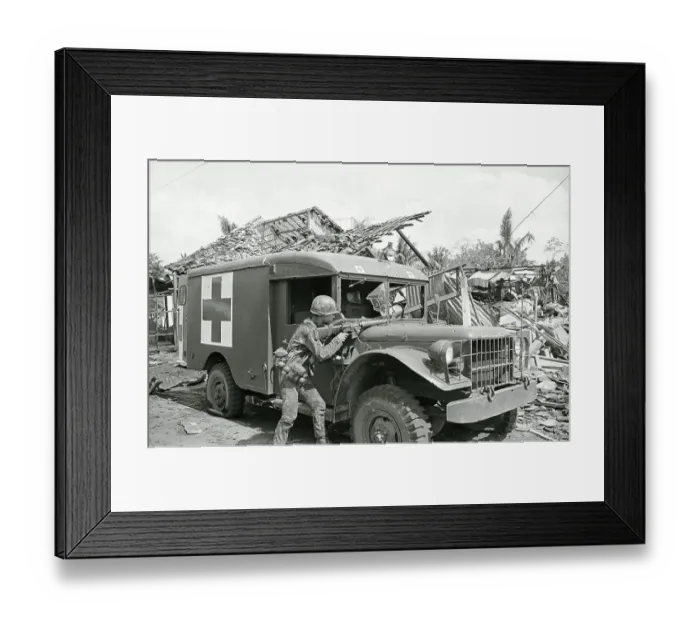 Framed Print : South Vietnamese Soldier Framed Print : South Vietnamese Soldier