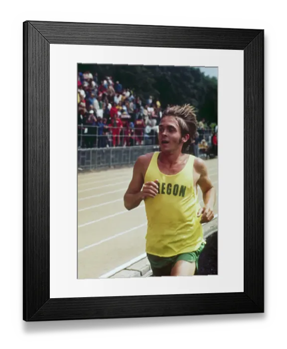 Framed Print : American Runner Steve Prefontaine at Olympic Games Trials Framed Print : American Runner Steve Prefontaine at Olympic Games Trials