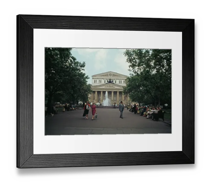Framed Print : The Bolshoi Theatre In Moscow