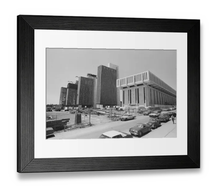 Framed Print : Construction of the Empire State Plaza Framed Print : Construction of the Empire State Plaza