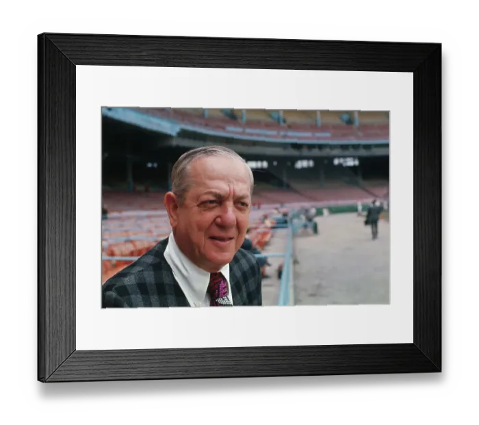 Framed Print : Cleveland Indians President and Treasurer Gabe Paul Framed Print : Cleveland Indians President and Treasurer Gabe Paul