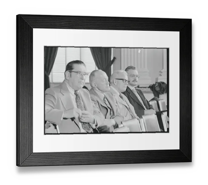 Framed Print : Witnesses at Mafia Hearing Framed Print : Witnesses at Mafia Hearing
