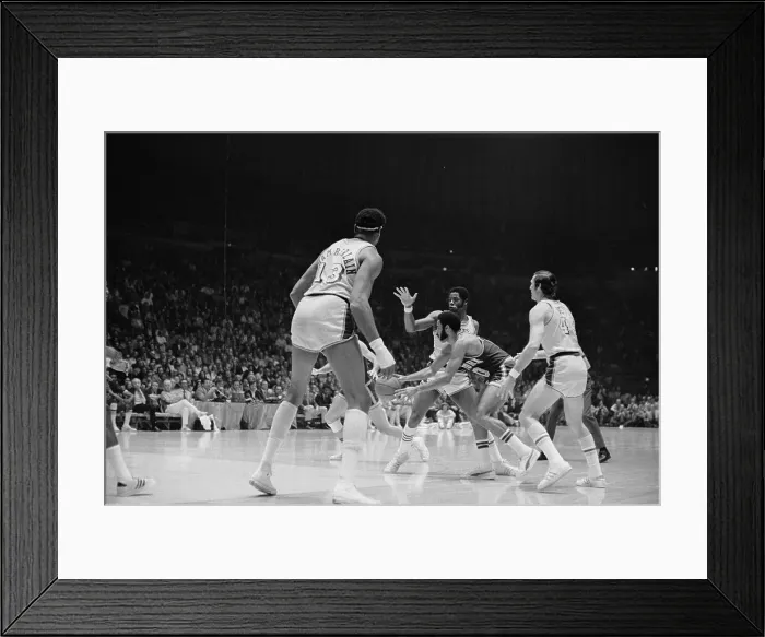 Framed Print : Wilt Chamberlain Dribbling Basketball Framed Print : Wilt Chamberlain Dribbling Basketball
