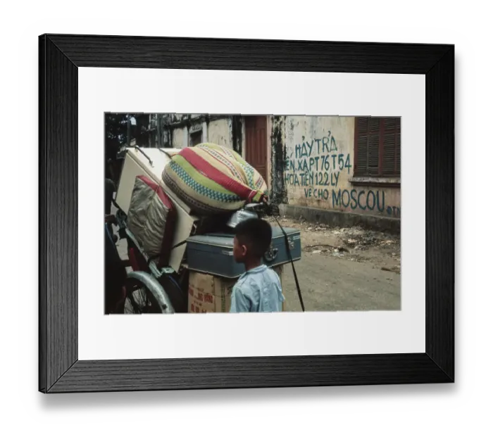Framed Print : Anti-Soviet Graffiti, Vietnam War Framed Print : Anti-Soviet Graffiti, Vietnam War