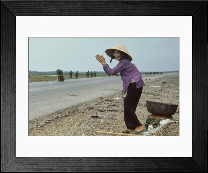 Framed Print : South Vietnamese Marines, Vietnam War Framed Print : South Vietnamese Marines, Vietnam War