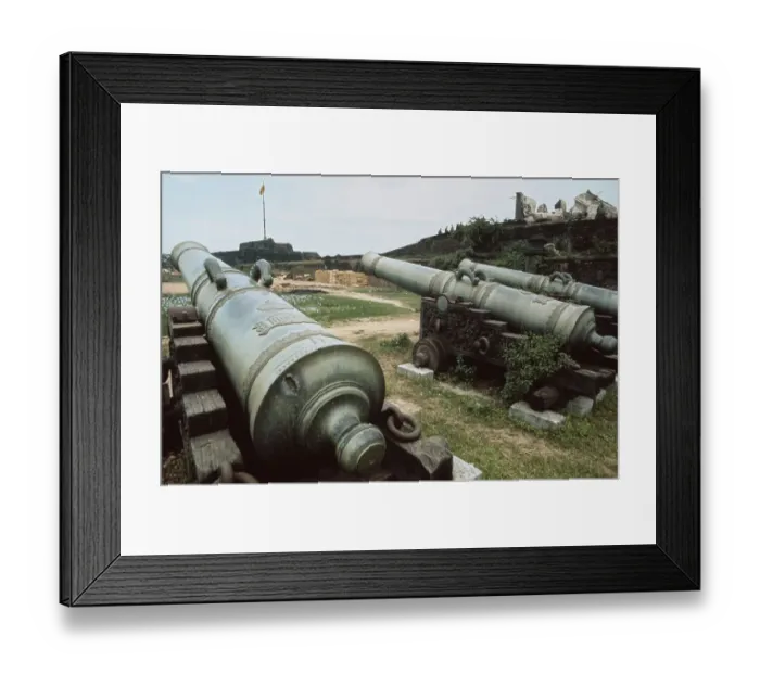Framed Print : ARVN Cannons, Vietnam War Framed Print : ARVN Cannons, Vietnam War