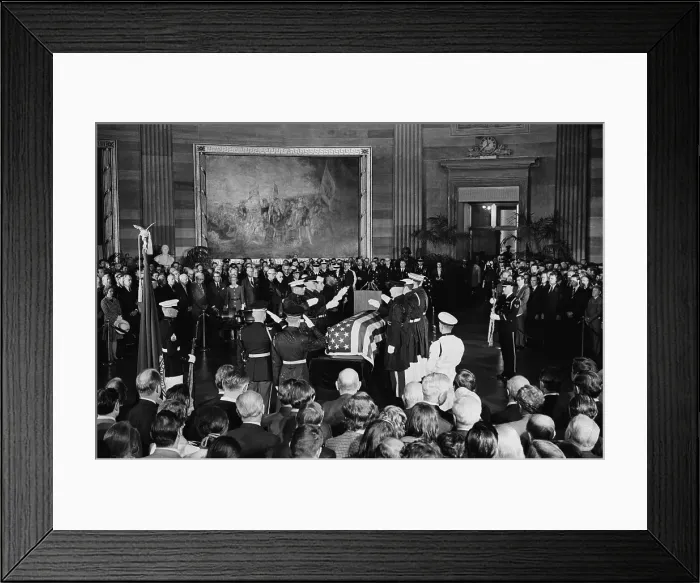 Framed Print : Final Tribute to J. Edgar Hoover Framed Print : Final Tribute to J. Edgar Hoover
