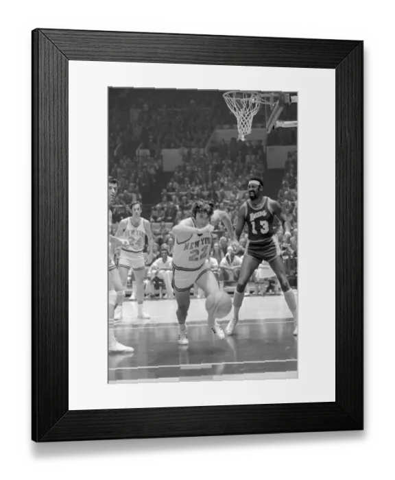 Framed Print : Dave DeBusschere Running After Ball Framed Print : Dave DeBusschere Running After Ball