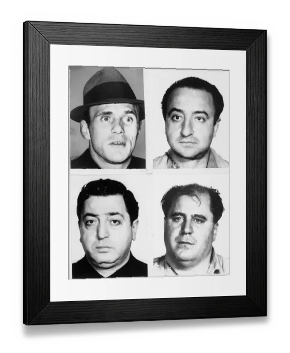 Framed Print : Mafia Heavy Hitters Framed Print : Mafia Heavy Hitters