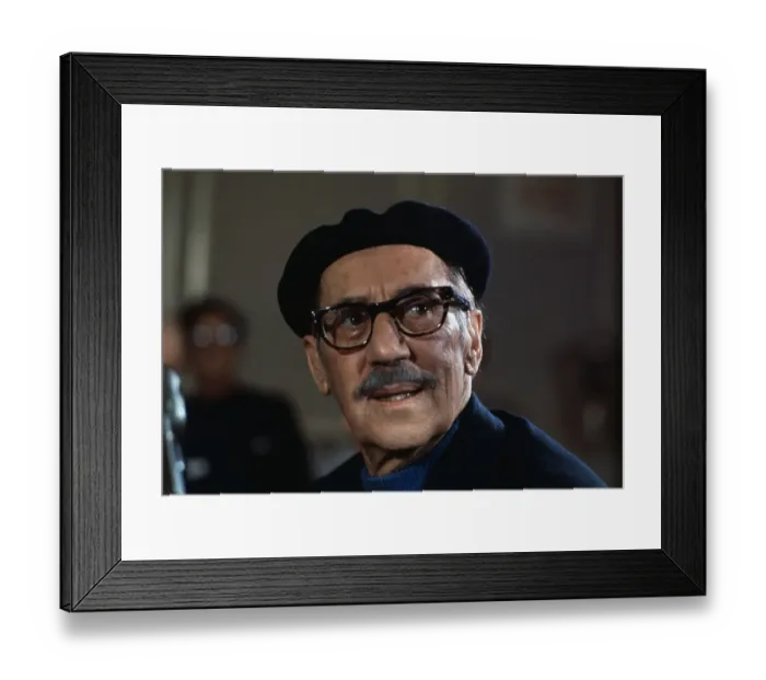 Framed Print : Portrait of Comedian Groucho Marx Framed Print : Portrait of Comedian Groucho Marx