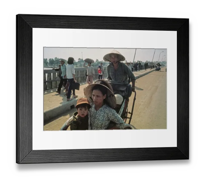 Framed Print : Refugees On Highway 1 Framed Print : Refugees On Highway 1