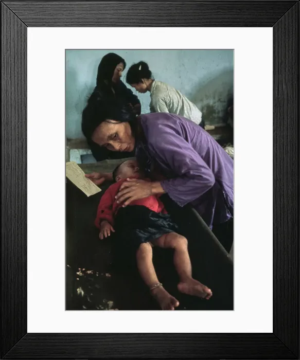 Framed Print : Civilian Hospital, Vietnam War Framed Print : Civilian Hospital, Vietnam War
