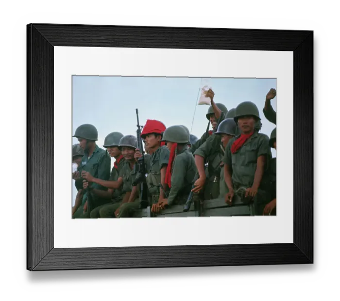 Framed Print : Convoy of ARVN Troops Framed Print : Convoy of ARVN Troops