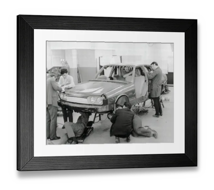 Framed Print : Volkswagen Showroom for the Press Framed Print : Volkswagen Showroom for the Press