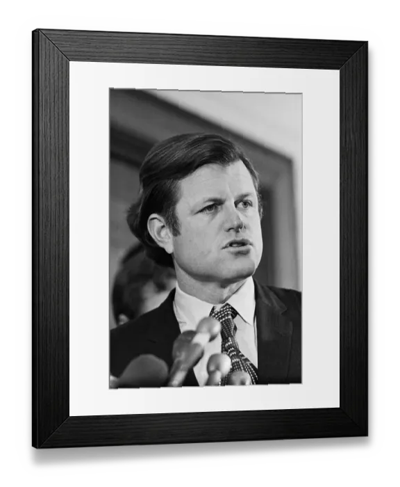 Framed Print : Senator Edward Kennedy at Capitol Framed Print : Senator Edward Kennedy at Capitol