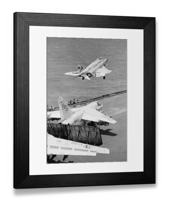 Framed Print : Us Navy Attack Planes Are Launched Framed Print : Us Navy Attack Planes Are Launched