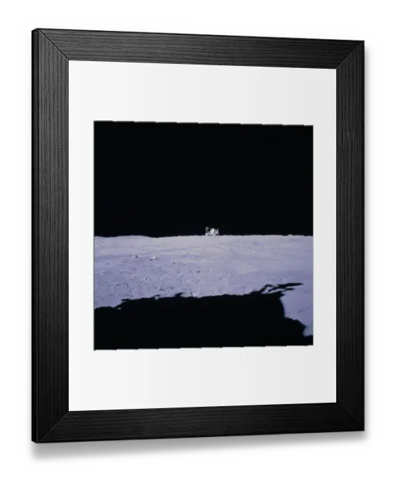 Framed Print : John W. Young on Lunar Roving Vehicle (LRV) Framed Print : John W. Young on Lunar Roving Vehicle (LRV)