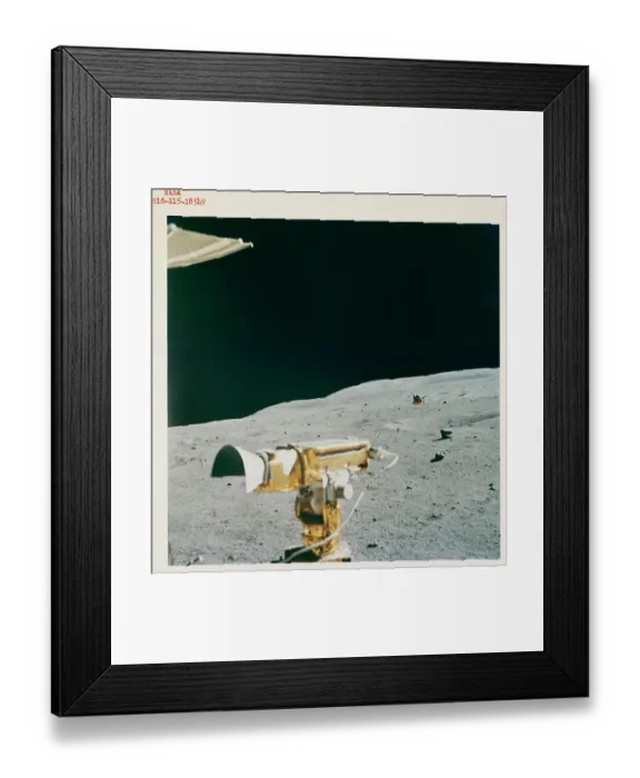 Framed Print : The Lunar Module Orion Framed Print : The Lunar Module Orion