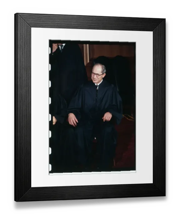 Framed Print : Portrait of Byron R White Framed Print : Portrait of Byron R White