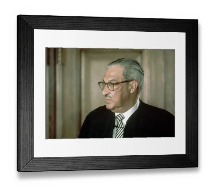 Framed Print : Justice Thurgood Marshall Framed Print : Justice Thurgood Marshall