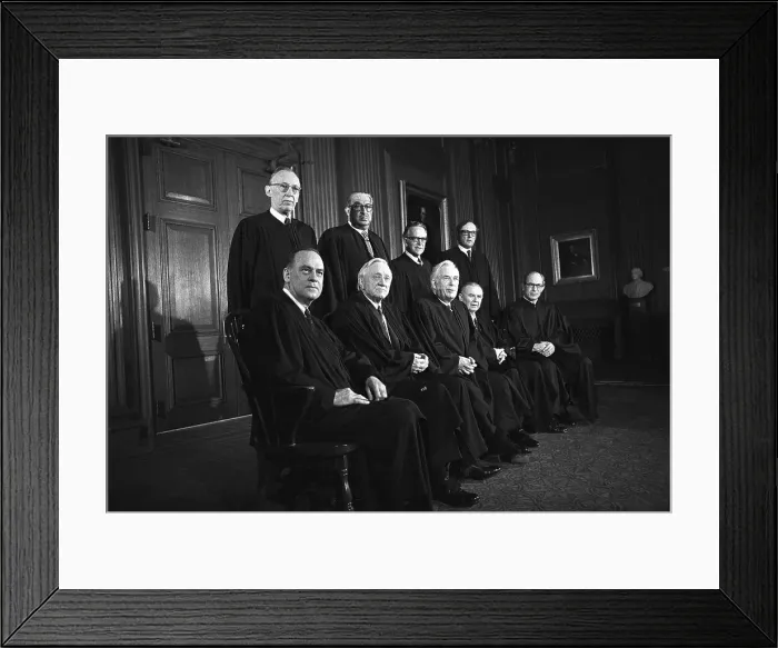 Framed Print : Supreme Court Justices Framed Print : Supreme Court Justices