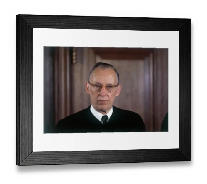 Framed Print : Portrait of Lewis F Powell Jr Framed Print : Portrait of Lewis F Powell Jr