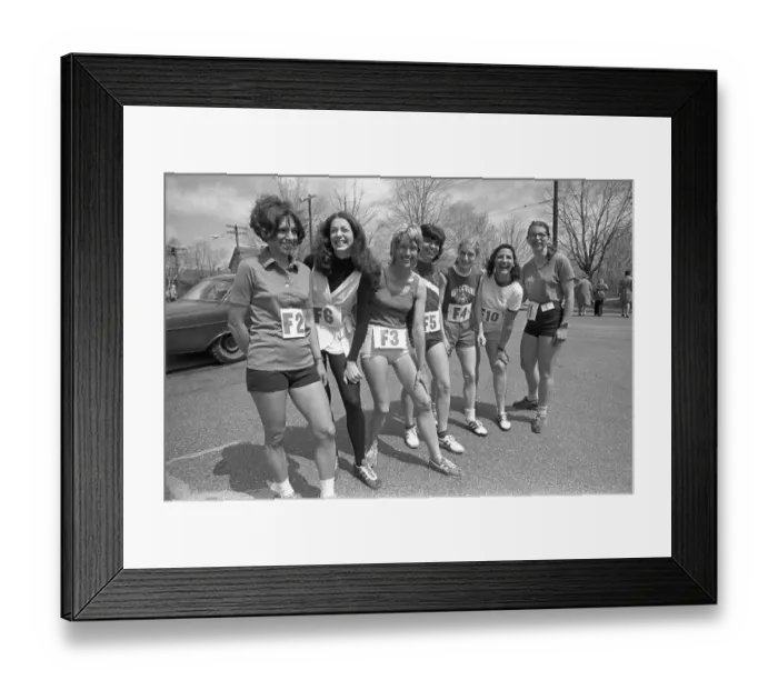 Framed Print : Women to Run Full Boston Marathon Framed Print : Women to Run Full Boston Marathon