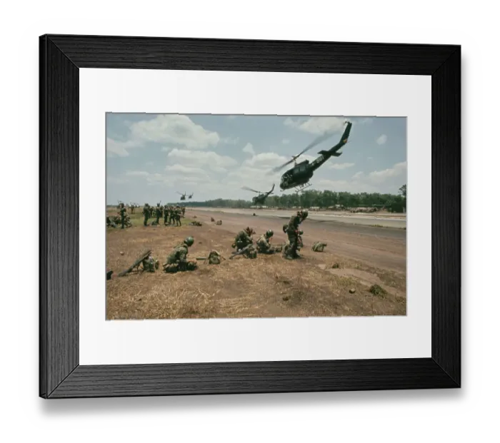 Framed Print : ARVN Airborne Troops, Vietnam War Framed Print : ARVN Airborne Troops, Vietnam War