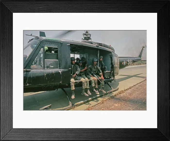 Framed Print : ARVN Airborne Troops, Vietnam War Framed Print : ARVN Airborne Troops, Vietnam War