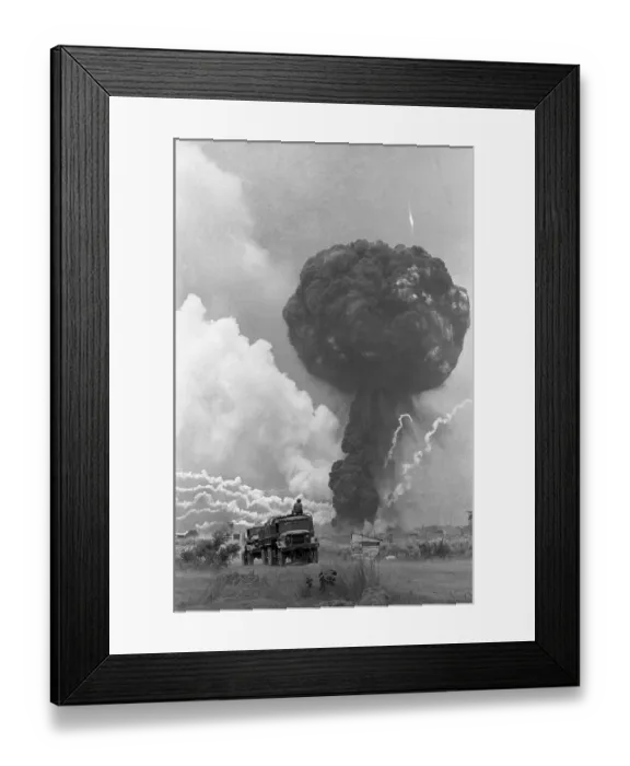 Framed Print : Destroy Ammo Dump Framed Print : Destroy Ammo Dump