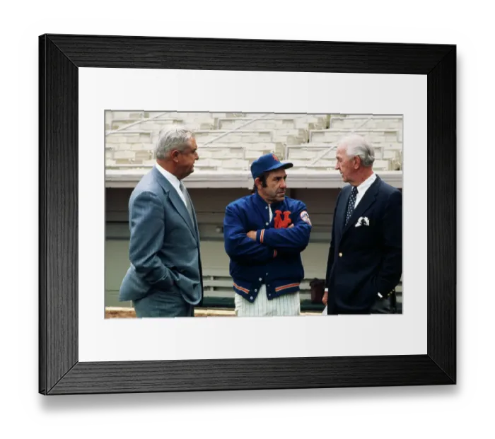 Framed Print : Bob Scheffing, Yogi Berra, and Donald Grant