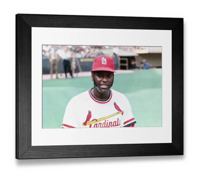 Framed Print : Bob Gibson Wearing his Uniform Framed Print : Bob Gibson Wearing his Uniform