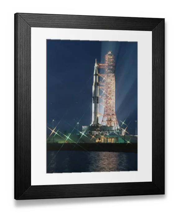 Framed Print : Apollo 16 Mission Framed Print : Apollo 16 Mission