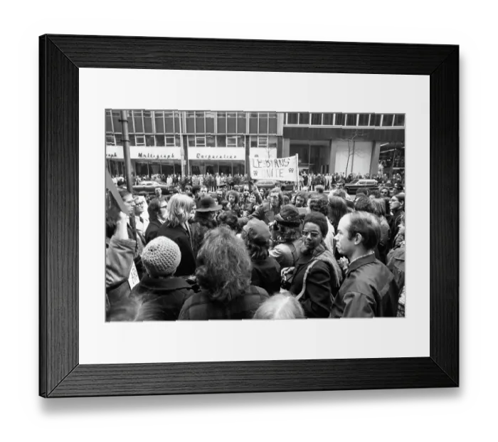 Framed Print : Gay Civil Rights Demonstration Framed Print : Gay Civil Rights Demonstration