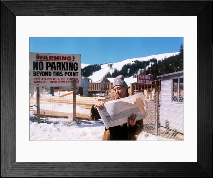 Framed Print : Engineer Janet Bennema Perusing Construction Plans Framed Print : Engineer Janet Bennema Perusing Construction Plans