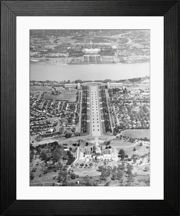 Framed Print : View of Canberra, Australia Framed Print : View of Canberra, Australia