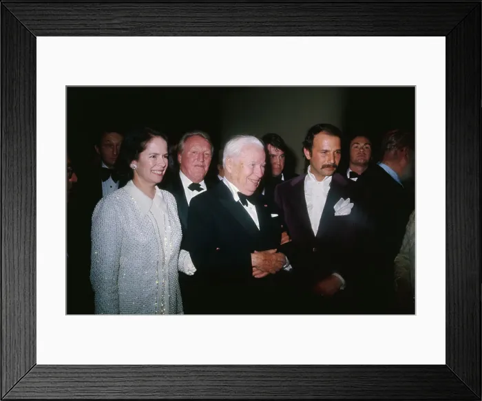Framed Print : Charlie Chaplin and His Wife Framed Print : Charlie Chaplin and His Wife