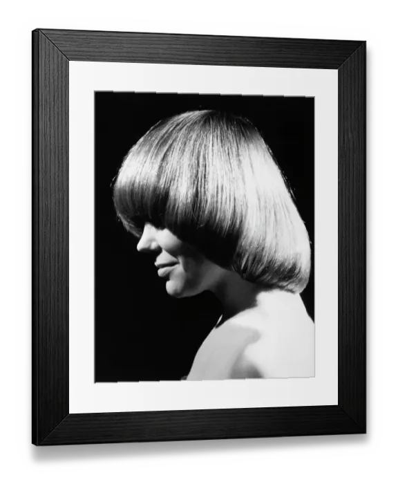 Framed Print : China Doll Haircut Framed Print : China Doll Haircut