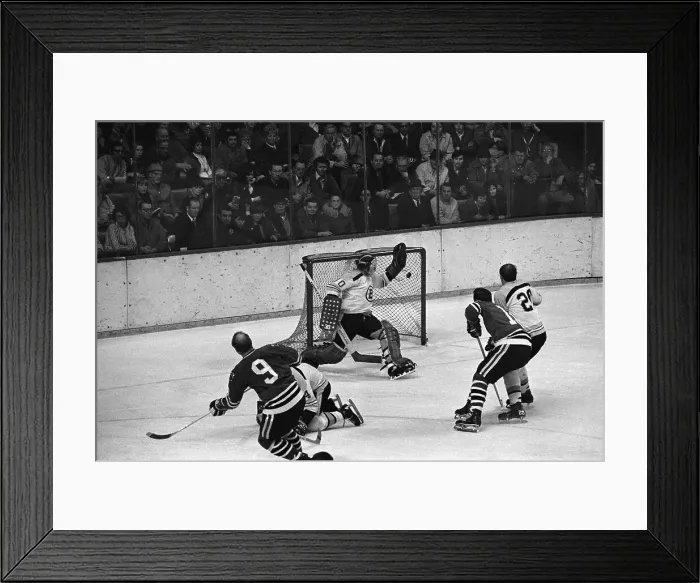 Framed Print : Bobby Hull Scoring His 600th Goal Framed Print : Bobby Hull Scoring His 600th Goal