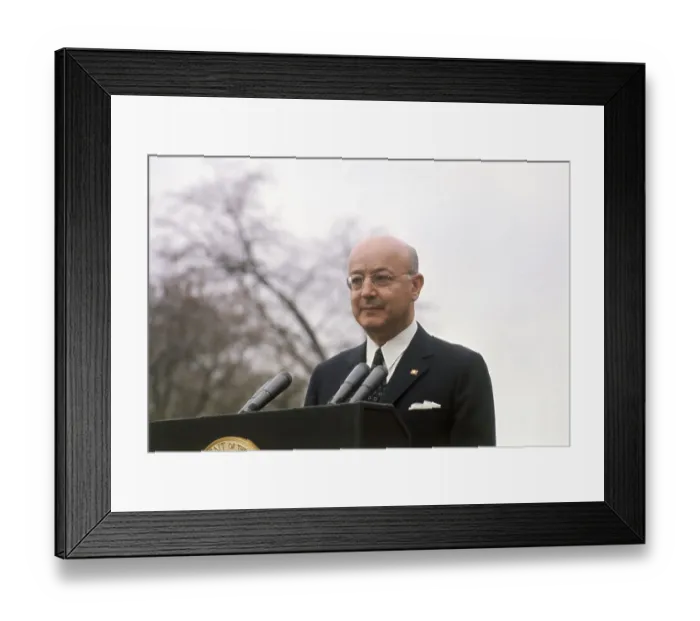 Framed Print : Prime Minister Nihat Erim Speaking Framed Print : Prime Minister Nihat Erim Speaking