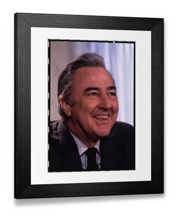Framed Print : Portrait of Eugene McCarthy Smiling Framed Print : Portrait of Eugene McCarthy Smiling