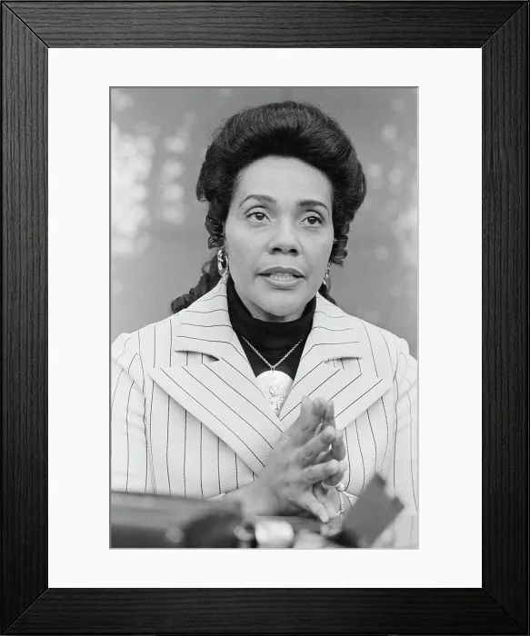 Framed Print : Coretta Scott King Framed Print : Coretta Scott King