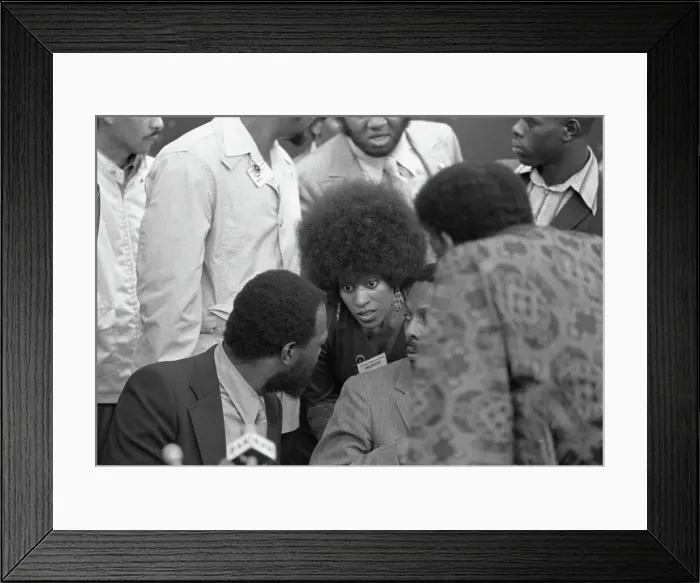 Framed Print : Press Conference For New York Delegates At The National Black Convention Framed Print : Press Conference For New York Delegates At The National Black Convention