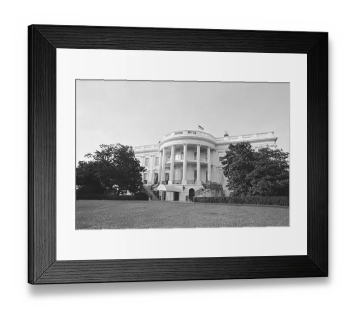 Framed Print : White House Framed Print : White House